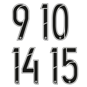 Marquage maillot de football - Numéros dos - Personnalisé