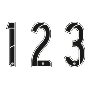 Marquage maillot de football - Numéros dos - Personnalisé