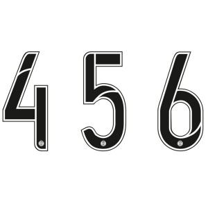 Marquage maillot de football - Numéros dos - Personnalisé