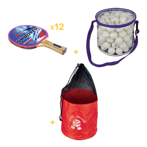 Shooter school table tennis racket pack