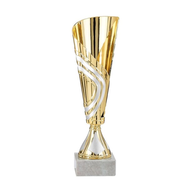 Gold soccer cup - 30 cm