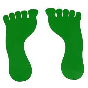 Footprint marking - (Per pair)