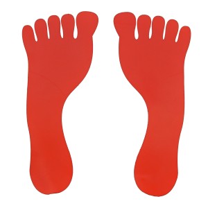 Marquage empreinte pied (La paire)
