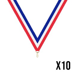 Pack of 10 medal ribbons -...