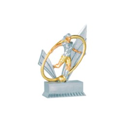 Trophée foot féminin - 12 cm