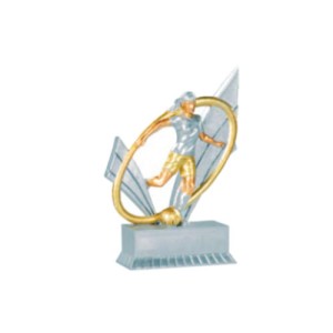 Women's soccer trophy - 12 cm