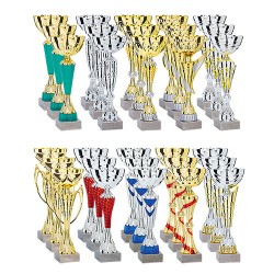 Lot de 30 coupes de foot -...