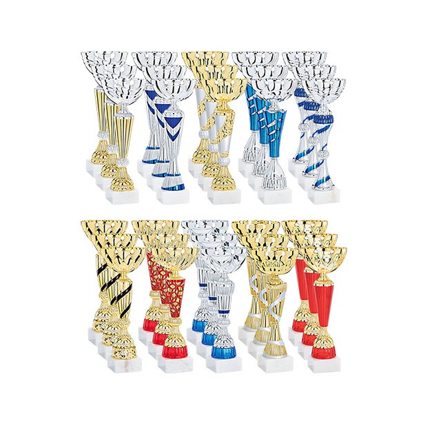 Lot de 30 coupes de foot - Premium - 3 tailles