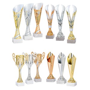 Lot de 12 coupes de foot - 27,8 cm