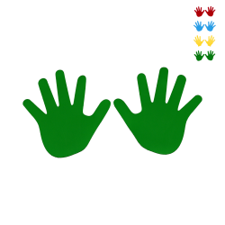 Handprint markers (pair)