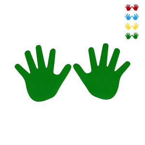 Handprint markers (pair)