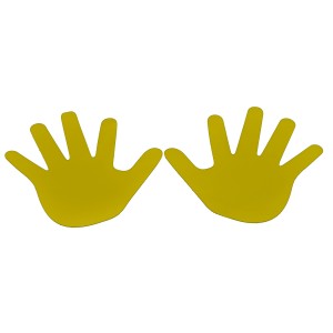 Handprint markers (pair)