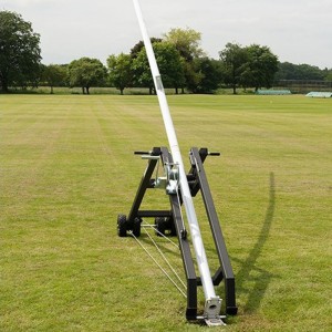 Winch system for rugby posts