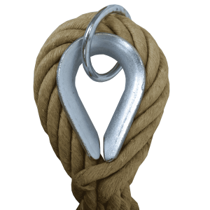 Smooth hemp rope - Ø30 mm