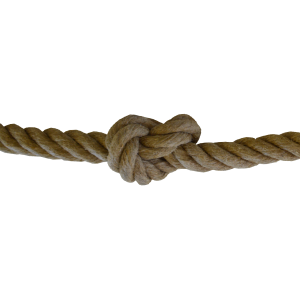 Hemp knotted rope - Ø22 mm