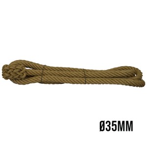 Smooth hemp rope - Ø35 mm