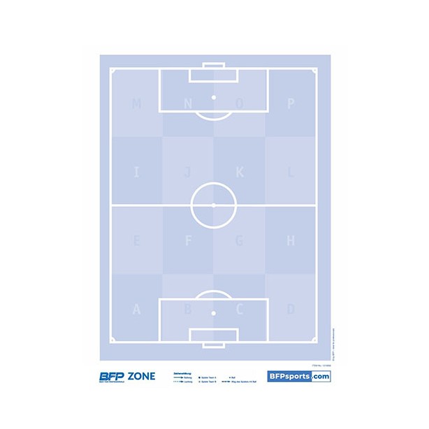 Flipchart BFP - 16 Zones soccer - 70x100 cm - 20 sheets