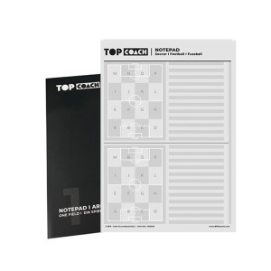 Football A4 notepad – 2 playing fields