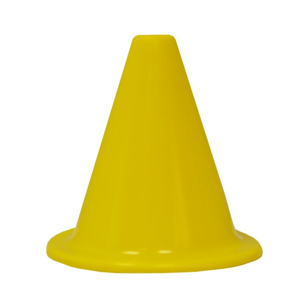 Flexible rubber cone – 20 cm – Yellow