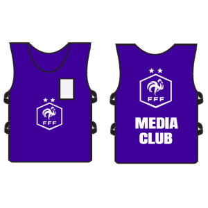 Official FFF training bib – Media Club