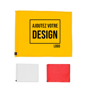 Custom flag for corner post