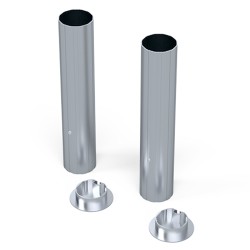 Set of 4 aluminum sheaths -...