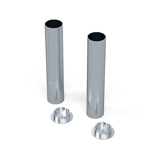 Set of 4 aluminum sheaths - Ø 90 mm
