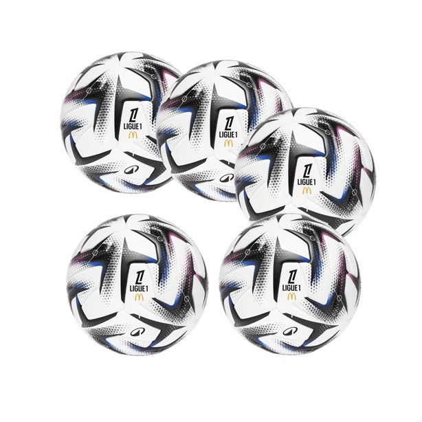 Set of 5 official Ligue 1 McDonald’s 25/26 balls – Size 5