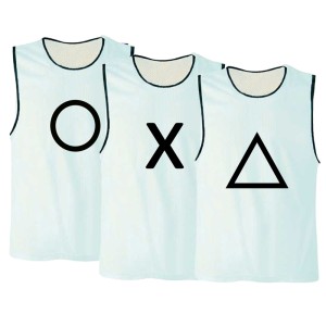 Chasuble orange - cognitif - Symbole - Série 1 - Lot de 15