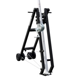 Winch system for rugby posts