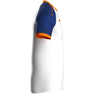 Maillot Iconic Jako - Manche courte - Blanc, bleu et orange