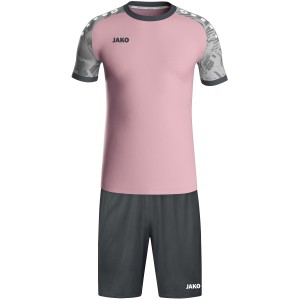 Jako Iconic Jersey - Short sleeve - Pink and grey