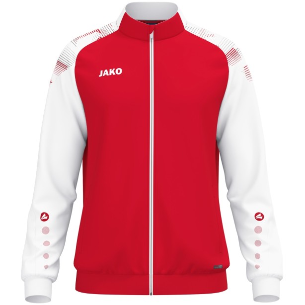 Veste polyester Sonic - Jako - Rouge et blanc