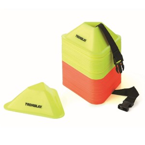 Lot de 50 coupelles - 100% recyclée - Jaune et Orange