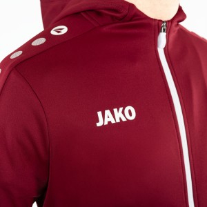 Veste à capuche - One - Jako - Bordeaux