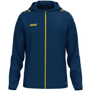 Veste à capuche - One - Jako - Bleu marine et jaune