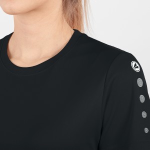 Maillot Team Jako femme - Manches courtes - Noir