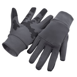 Softshell sports gloves - Grey