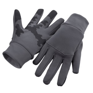 Softshell sports gloves - Grey