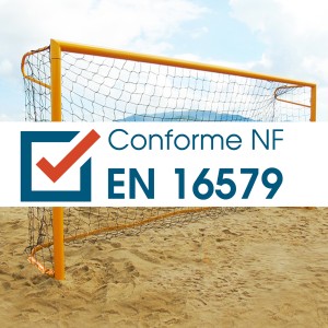 Buts de Beach Soccer en aluminium - 5,5 x 2,2 m