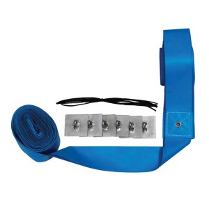 Ligne de délimitation de terrain de beach soccer avec 6 ancrages pour sable