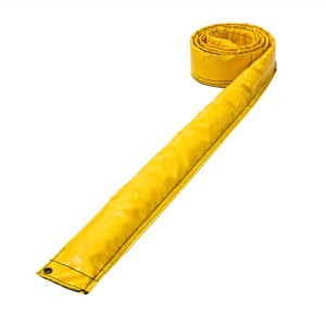 Weighting sleeve for beach soccer net