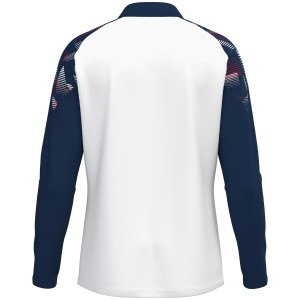 Sweat Ziptop Sonic - Jako - Blanc et marine