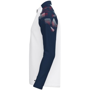 Sonic Ziptop Sweatshirt - Jako - White and navy