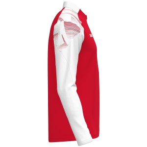 Sonic Ziptop Sweatshirt - Jako - Red and White
