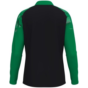 Sweat Ziptop Sonic - Jako - Noir et vert