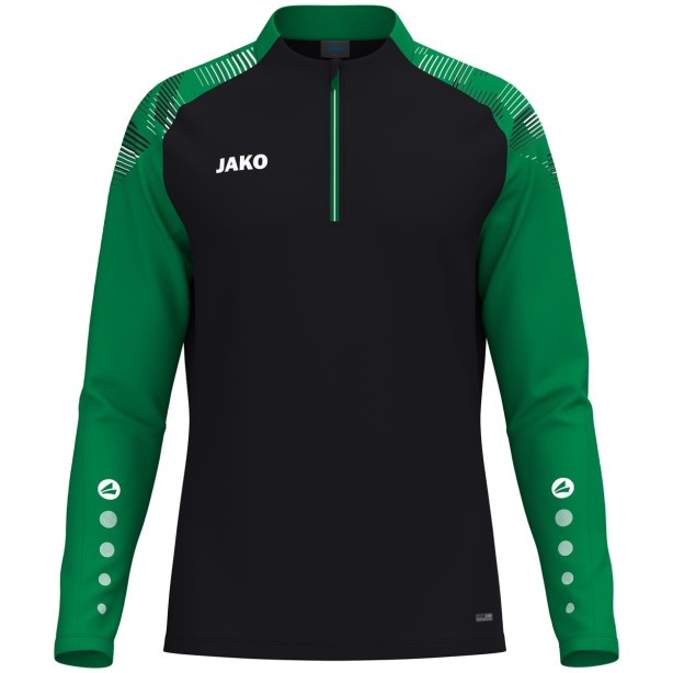 Sonic Ziptop Sweatshirt - Jako - Black and green