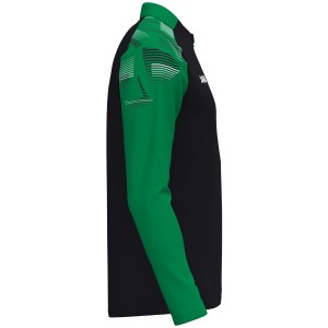 Sonic Ziptop Sweatshirt - Jako - Black and green