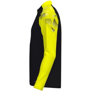 Sweat Ziptop One - Jako - Black and yellow
