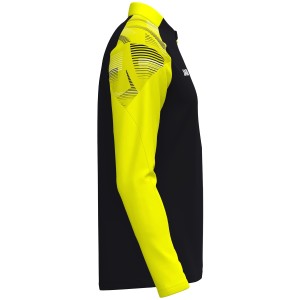 Sweat Ziptop One - Jako - Black and yellow